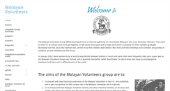 Desktop Screenshot of malayanvolunteersgroup.org.uk
